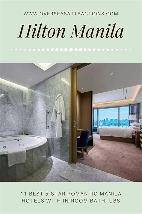 hotels with bathtub manila|romantic hotels manila.